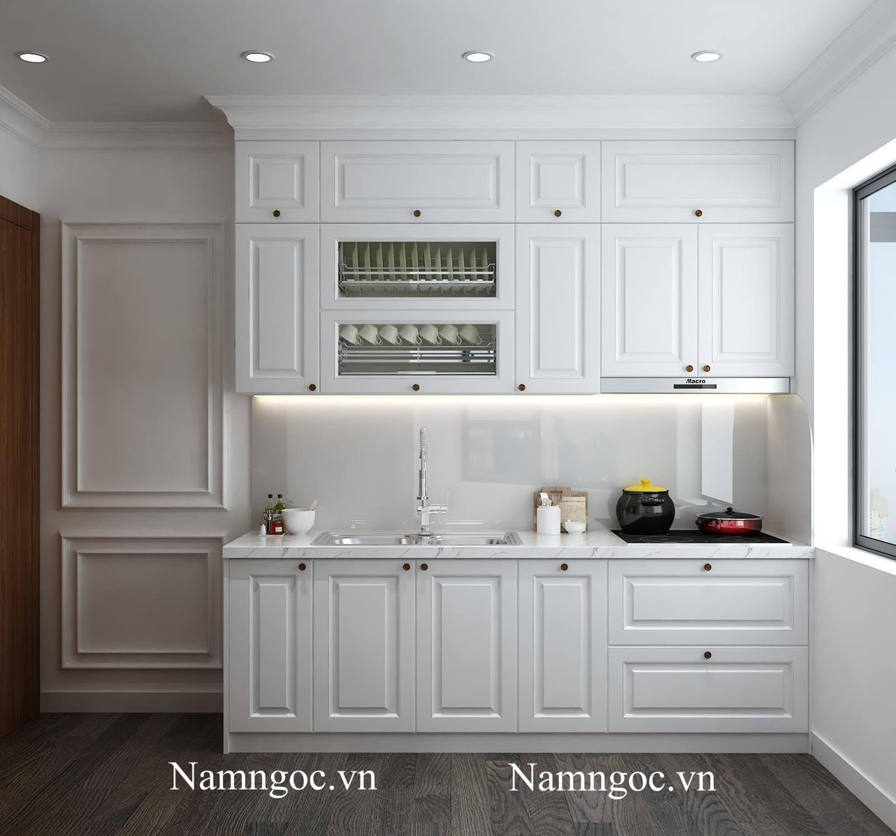 giá tủ bếp nhựa picomat